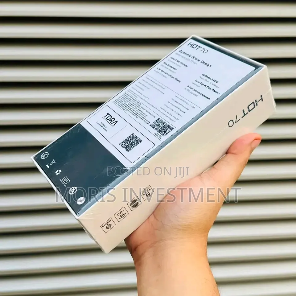 New Infinix Hot 70 256 GB Gray