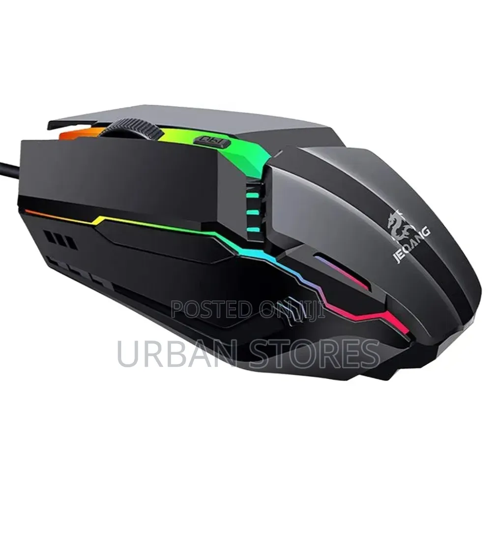 Led Backlit RGB Wired Gaming Mouse 1600 Dpi Gamer Mice