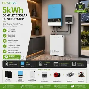 5kWh Dyness Solar System 4x620W Mono Panels Full Installation