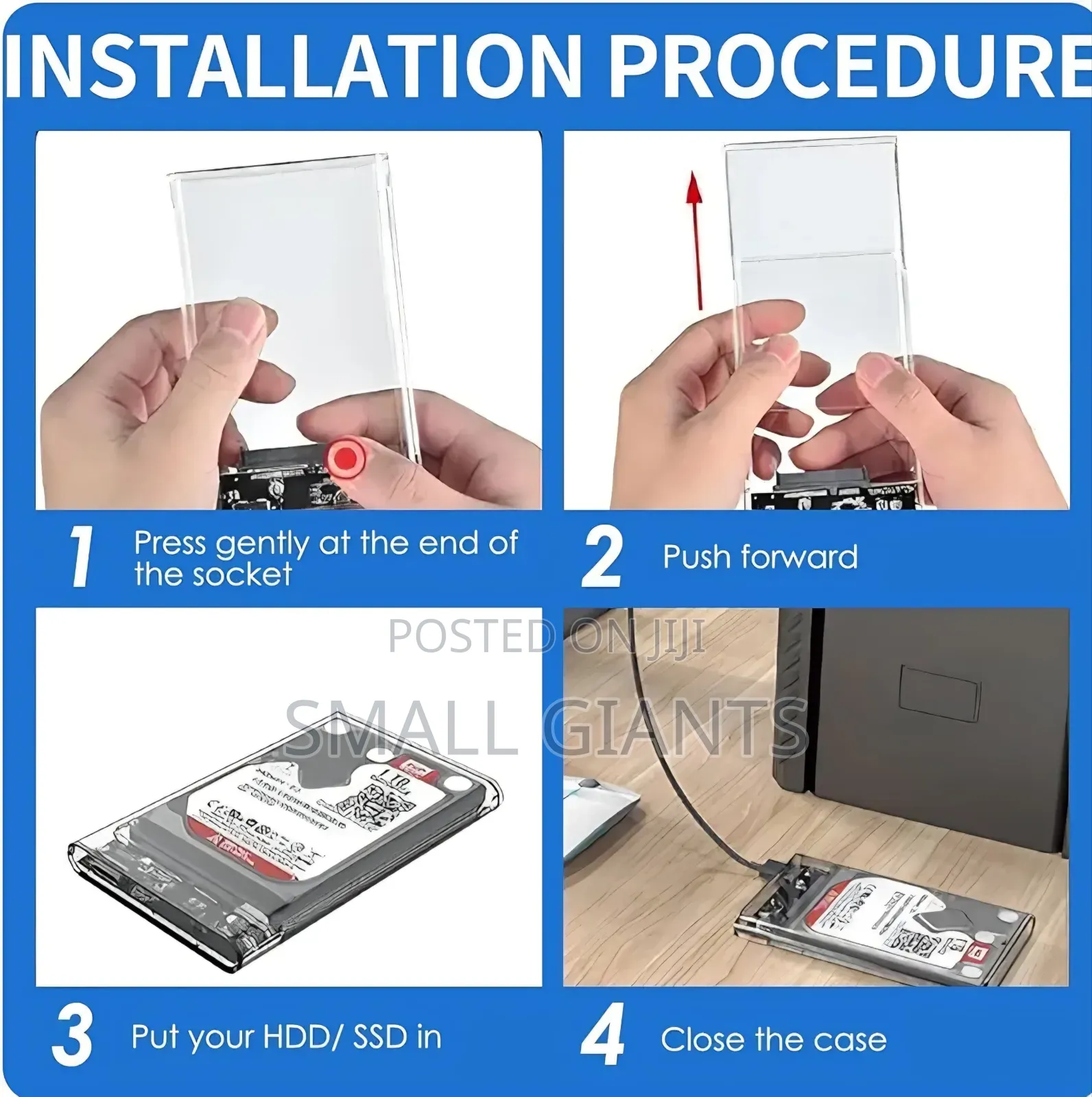 2.5" SSD / HDD External Hard Drive Enclosure