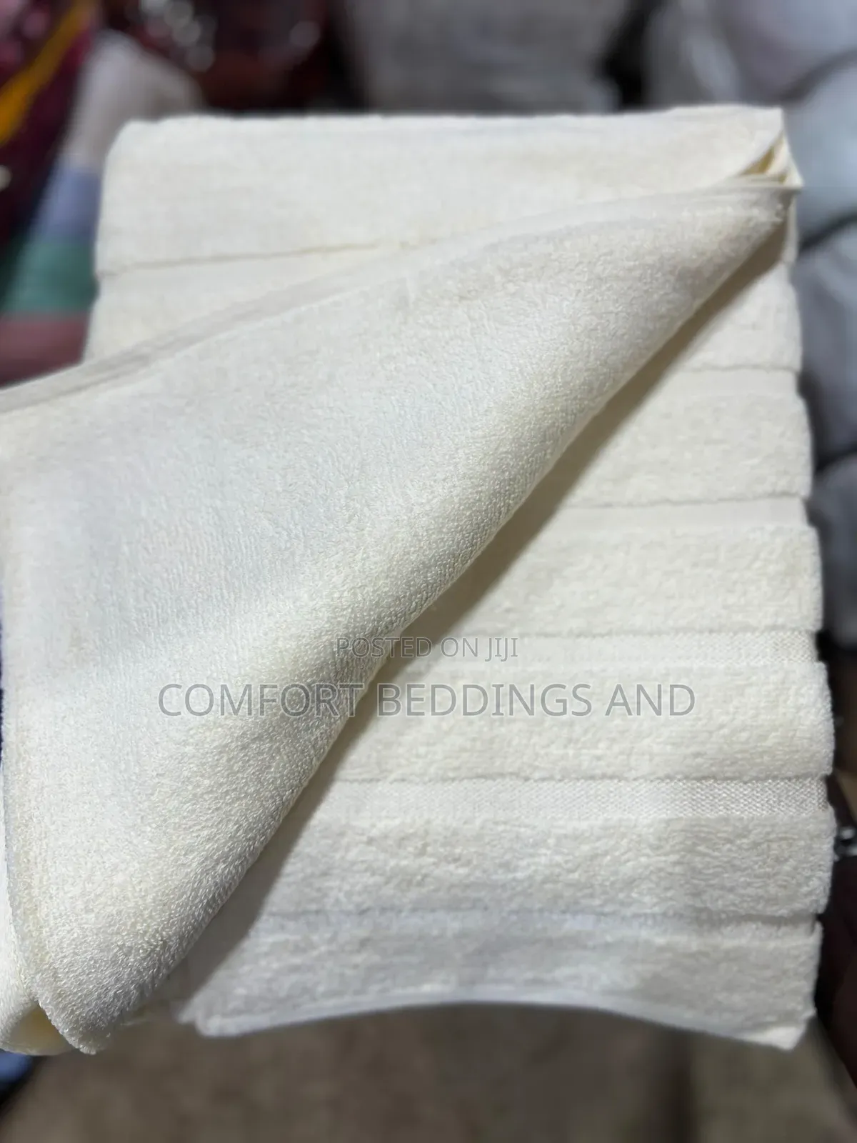 Super Collection Cotton Towels Cream