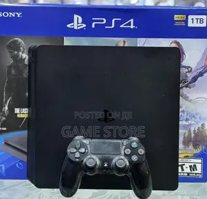 PS4 Slim With 12 Games, 2pads. Like Kampala, This Never Sleeps.