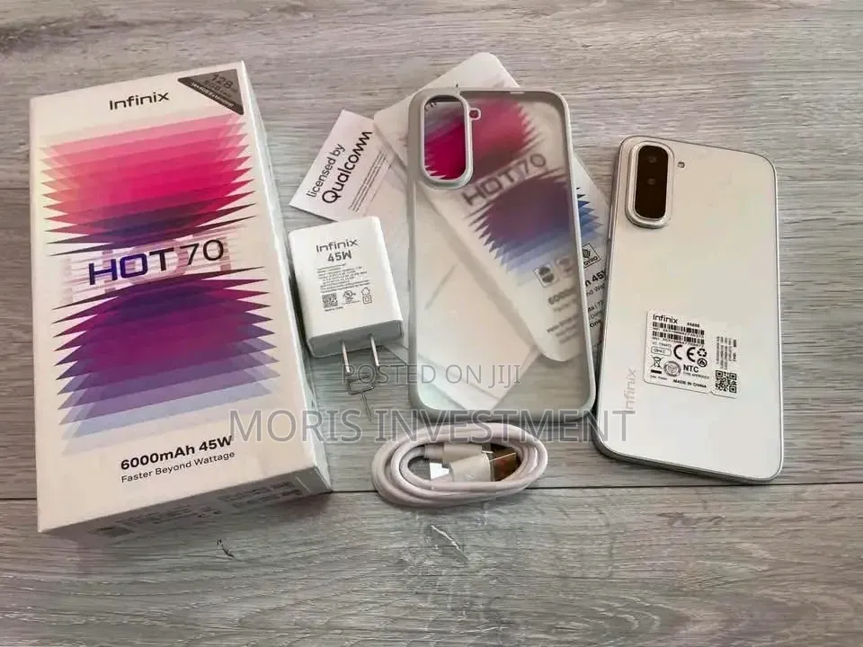 New Infinix Hot 70 256 GB Silver