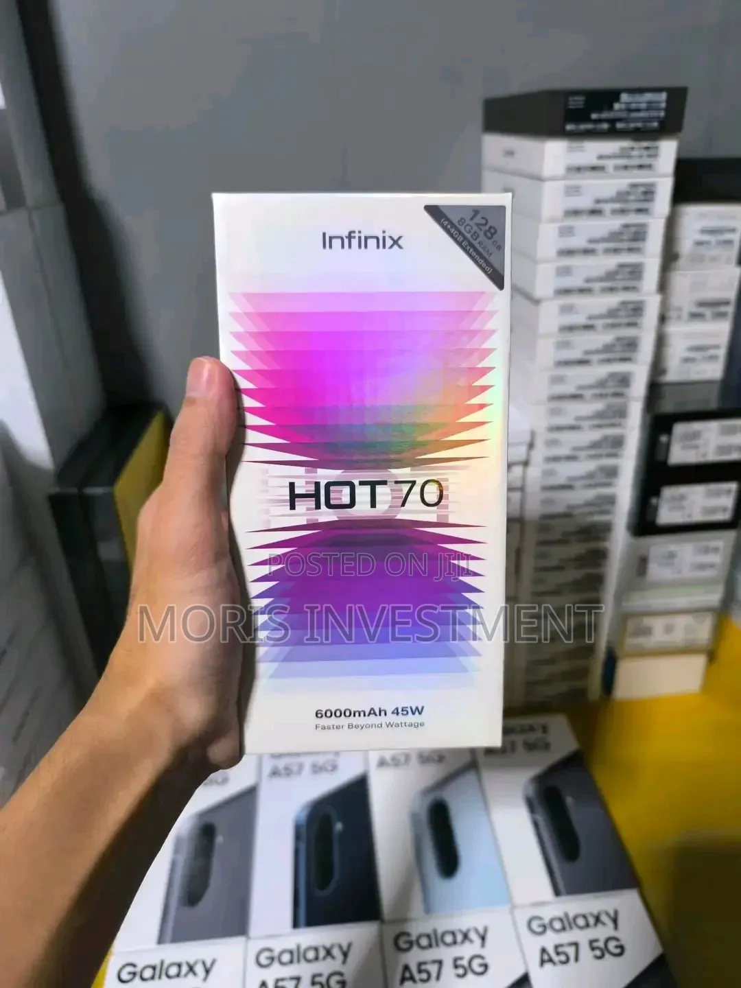 New Infinix Hot 70 256 GB Silver