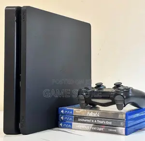 PS4 Slim With 12 Games, 2pads. For the Man Who Knows Quality.
