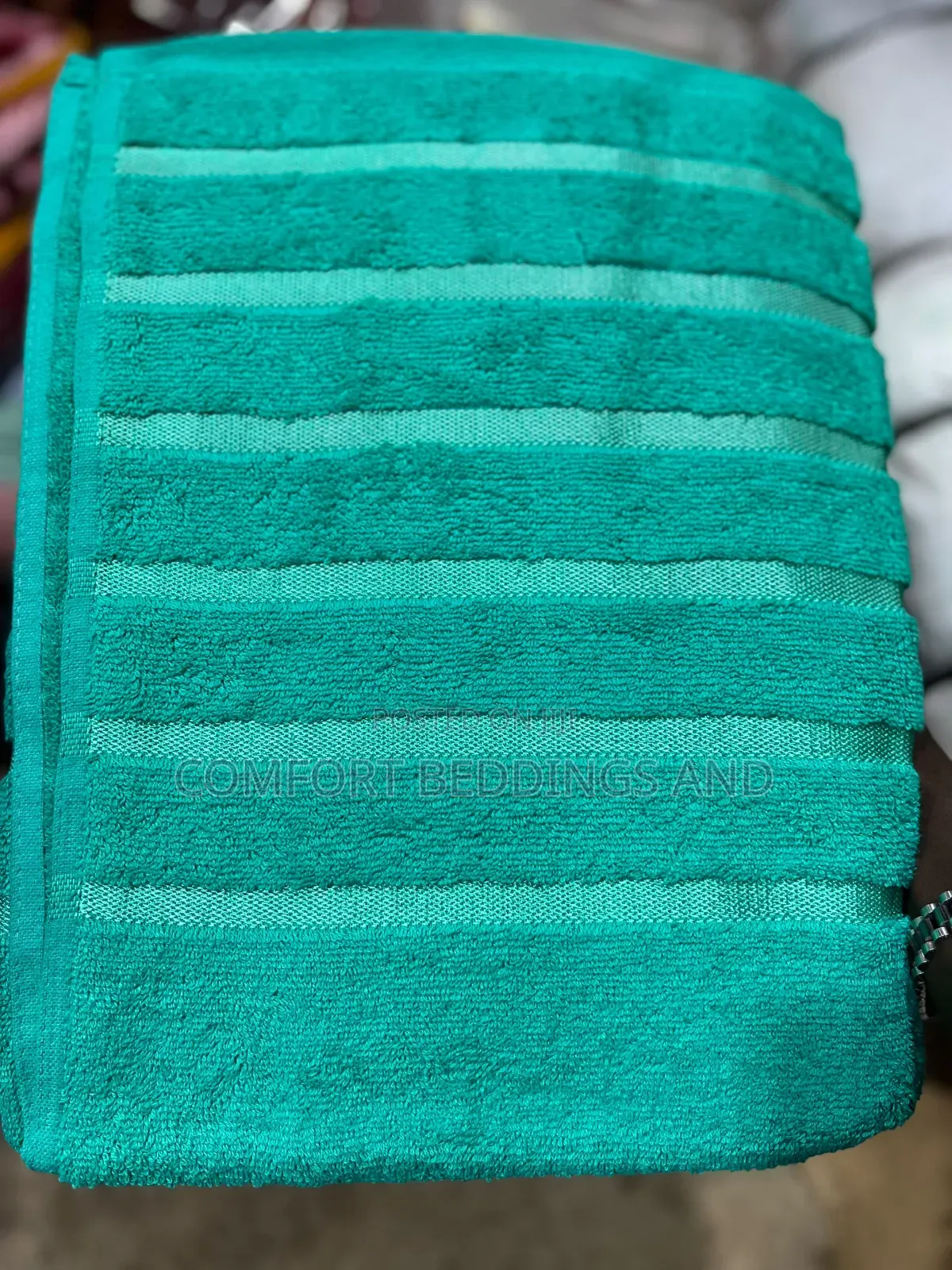 Super Collection Cotton Towels Green