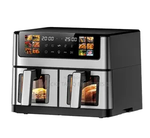 Hoffmans Dual Basket Air Fryer (Model: HM-802).