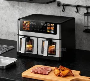 Hoffmans Dual Basket Air Fryer (Model: HM-802).