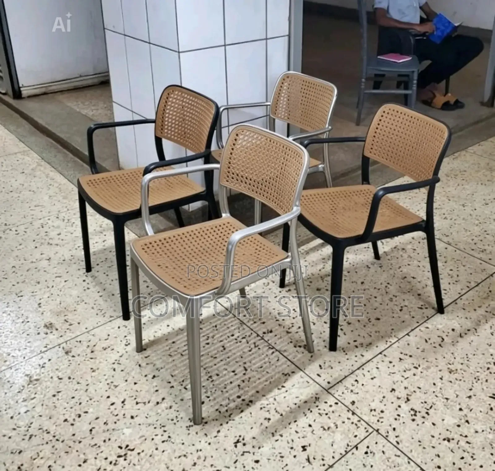 Lemon Green Plastic Baby Class Chairs