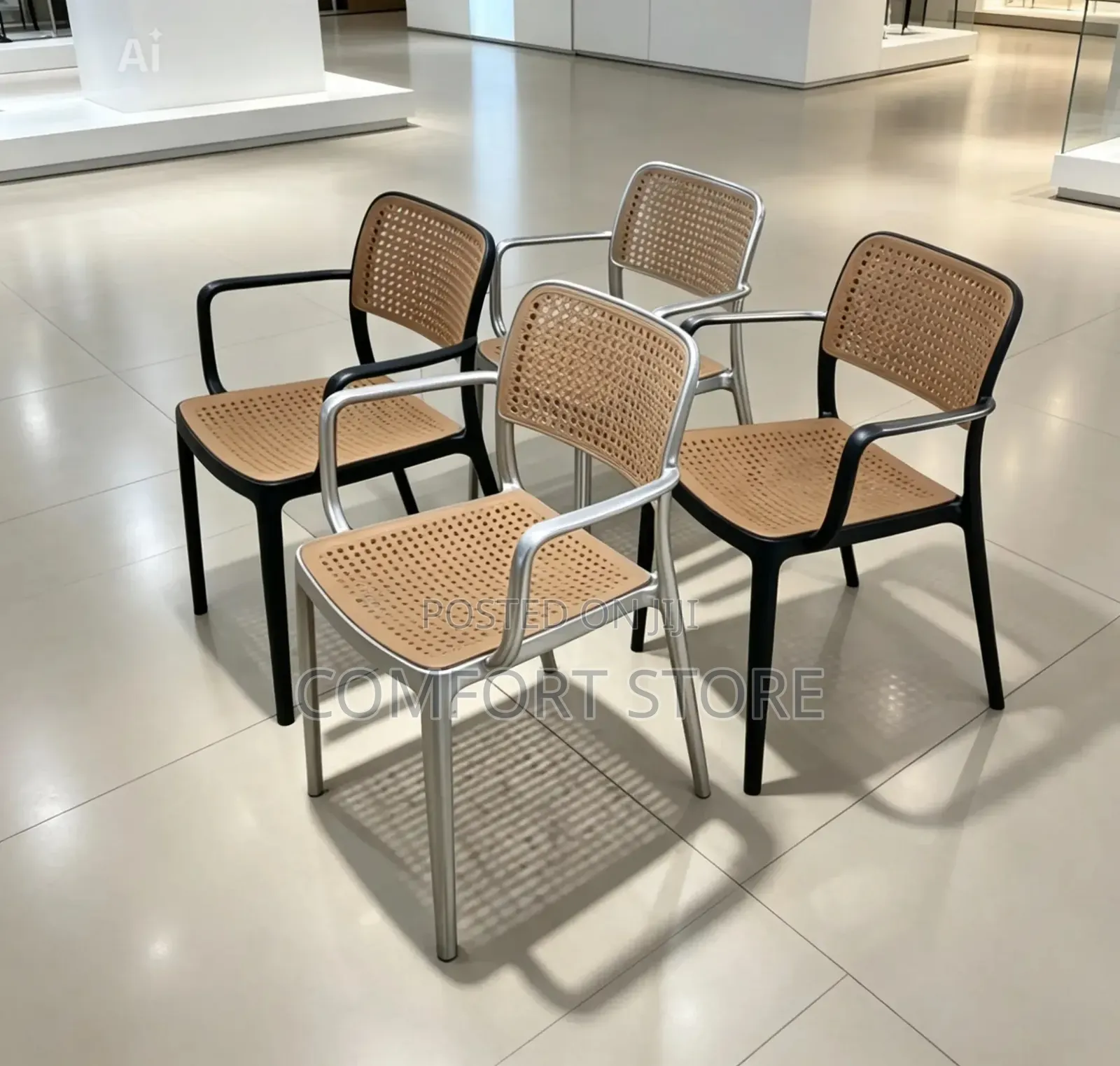 Lemon Green Plastic Baby Class Chairs