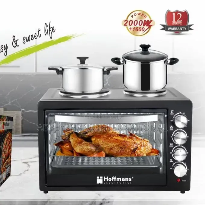 55 Litres Hoffmans Mini Oven With Hotplates