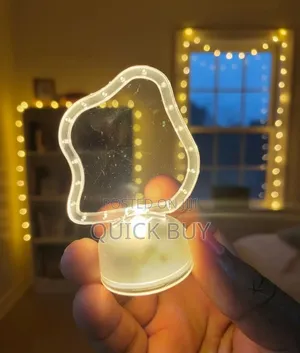 12pcs Decorative Acrylic Led Warm Light Mini Lamps