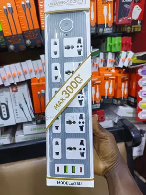 5way /3 USB Ports Power Extension Socket