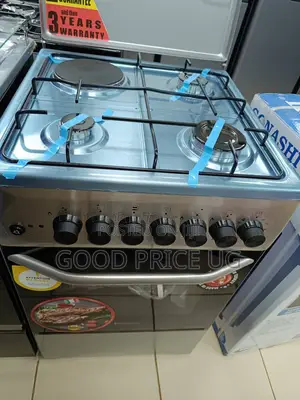 Freestanding Dual-Fuel Hybrid Kitchen Cooker,