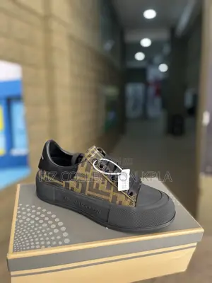 Original Alexander McQueen X Fendi Monogram Low-Top Casual Sneakers