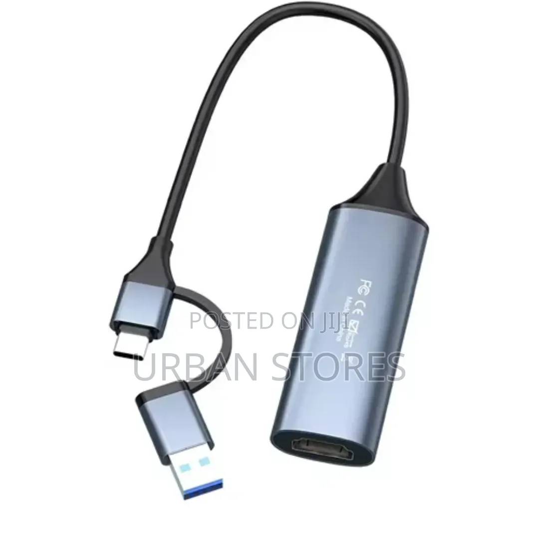 Video Capture Card Input Hdmi to USB 3.0 a and USB C
