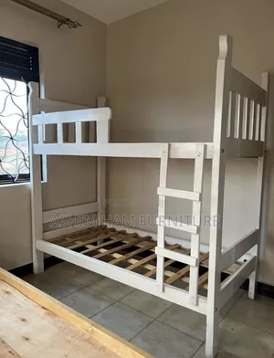 White Double Decker / 3×6 Beds