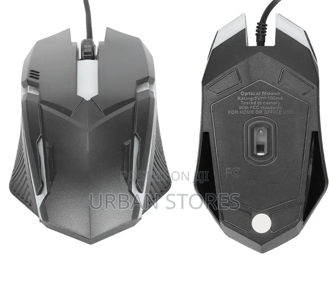 RGB Dell Gaming Led Mouse Wired 1600 Dpi 5 Color