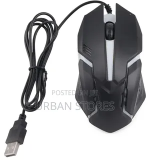 RGB Dell Gaming Led Mouse Wired 1600 Dpi 5 Color