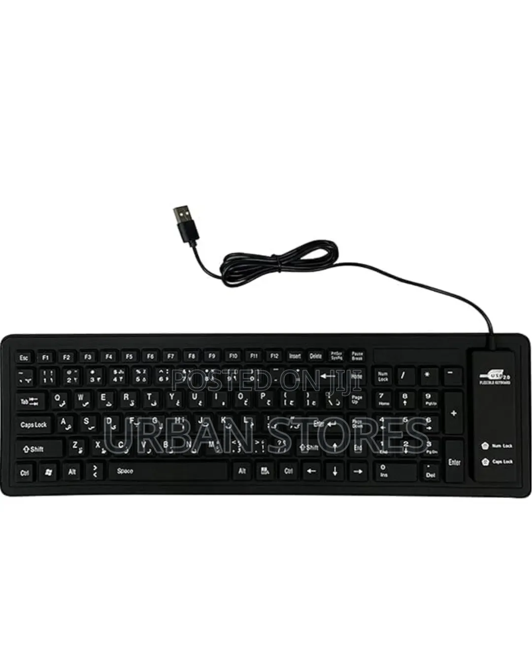 Flexible Foldable Keyboard Waterproof Silent Typing