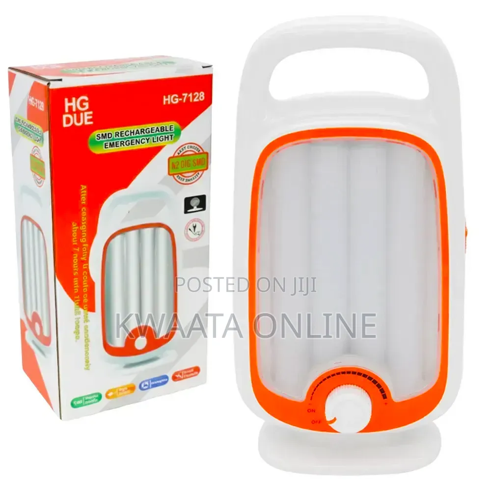 HG DUE HG-7128 Rechargeable Emergency Flashlight