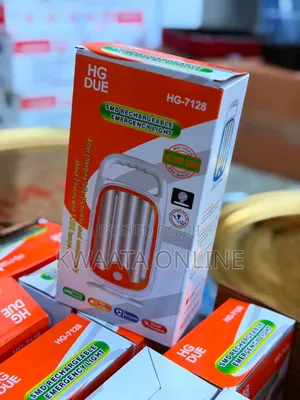 HG DUE HG-7128 Rechargeable Emergency Flashlight