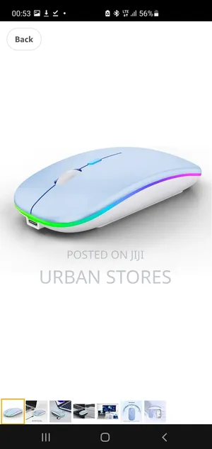 Bluetooth Wireless Mouse Gaming 2.4g Rechargeable Mouse