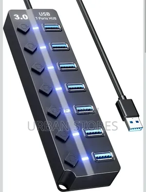 3.0 USB Hub 7port High Speed Fast Charging Transfer Rate