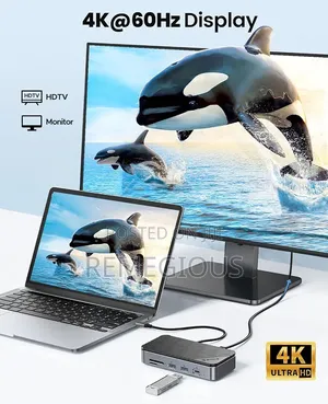 ORICO 10-in-1 USB-C Docking Station/M.2 SSD Enclosure, M.2 NVMe