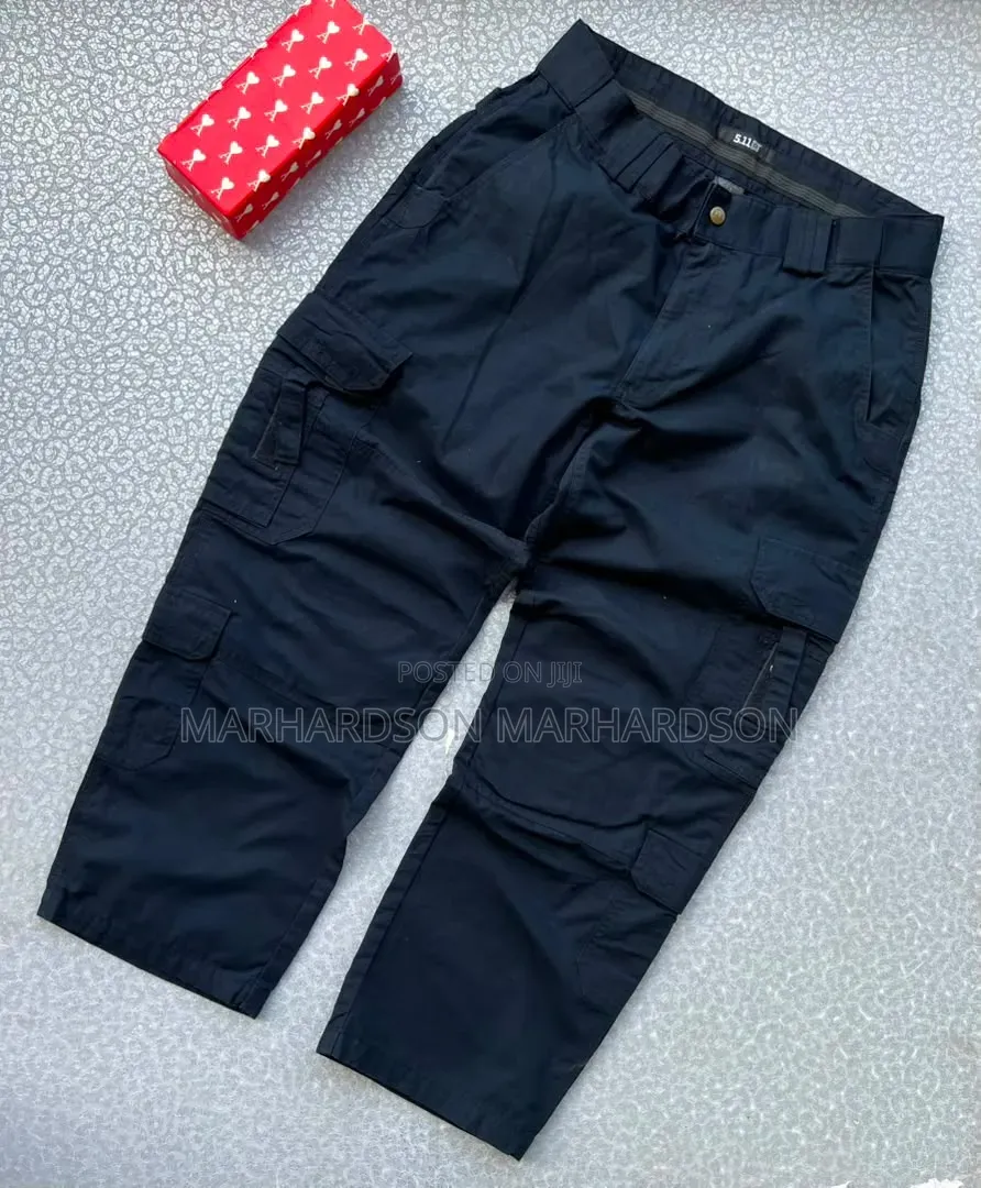 Pocket Wide Leg Pants Men