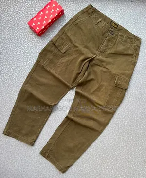 Pocket Wide Leg Pants Men
