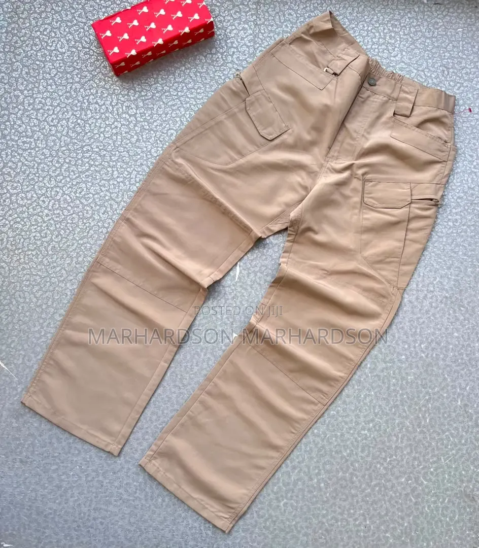 Pocket Wide Leg Pants Men