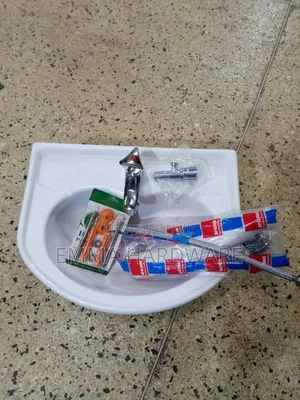 Hand Basin ( Full Set )With Accessories Frencia Medium Size (All Type)