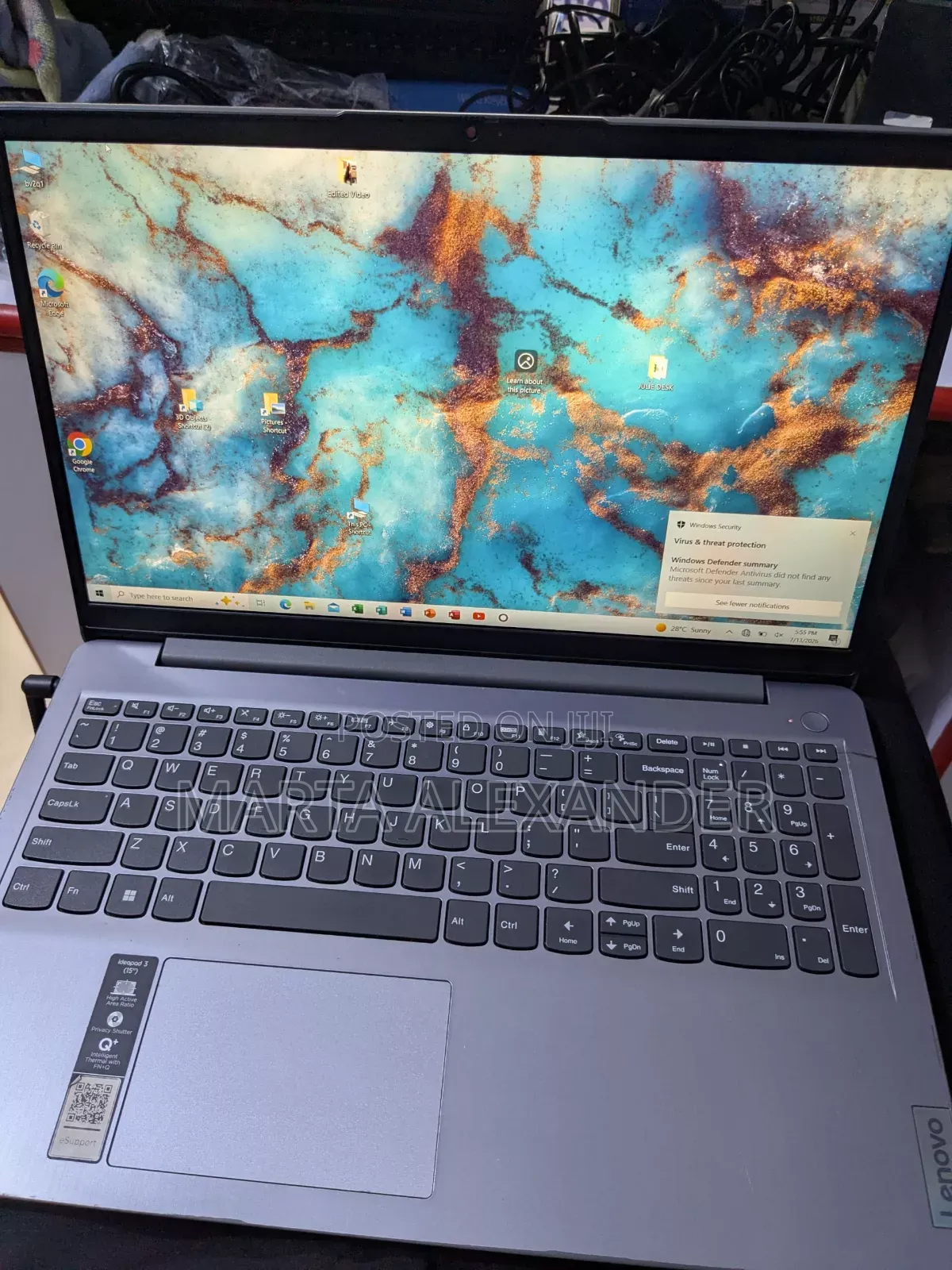 Laptop Lenovo Ideapad 3 8GB Intel Core i5 SSD 512GB