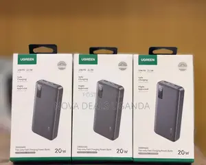 UGREEN Power Bank 20000mAh, 22.5W Portable PD 3.0 USB C Charger
