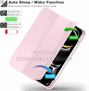 Apple iPad Pro 13 Smart Foldable Case With Pen Slot