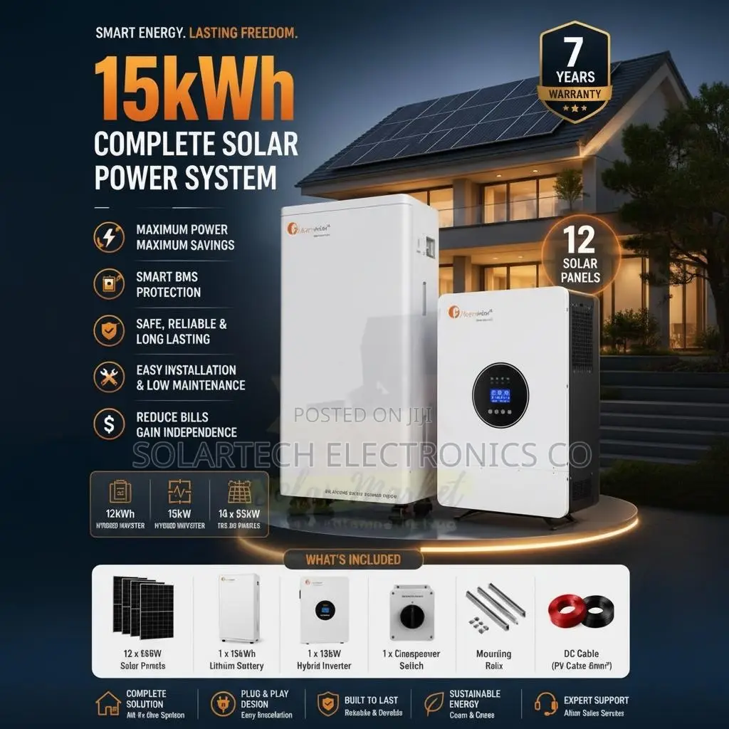 Felicity 15kWh Lithium Hybrid Solar System 12kW Complete Kit
