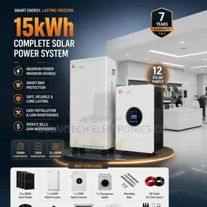 Felicity 15kWh Lithium Solar System 12x620W Mono Panels