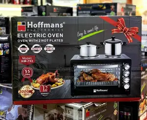 Mini Oven Hoffman 55litres With Hot Plates