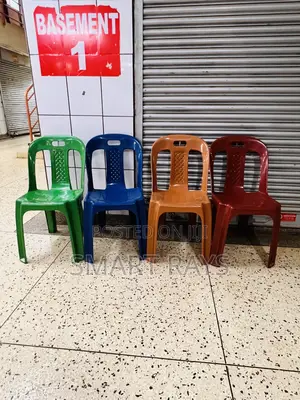 4 Colours Armless Plastic Chairs