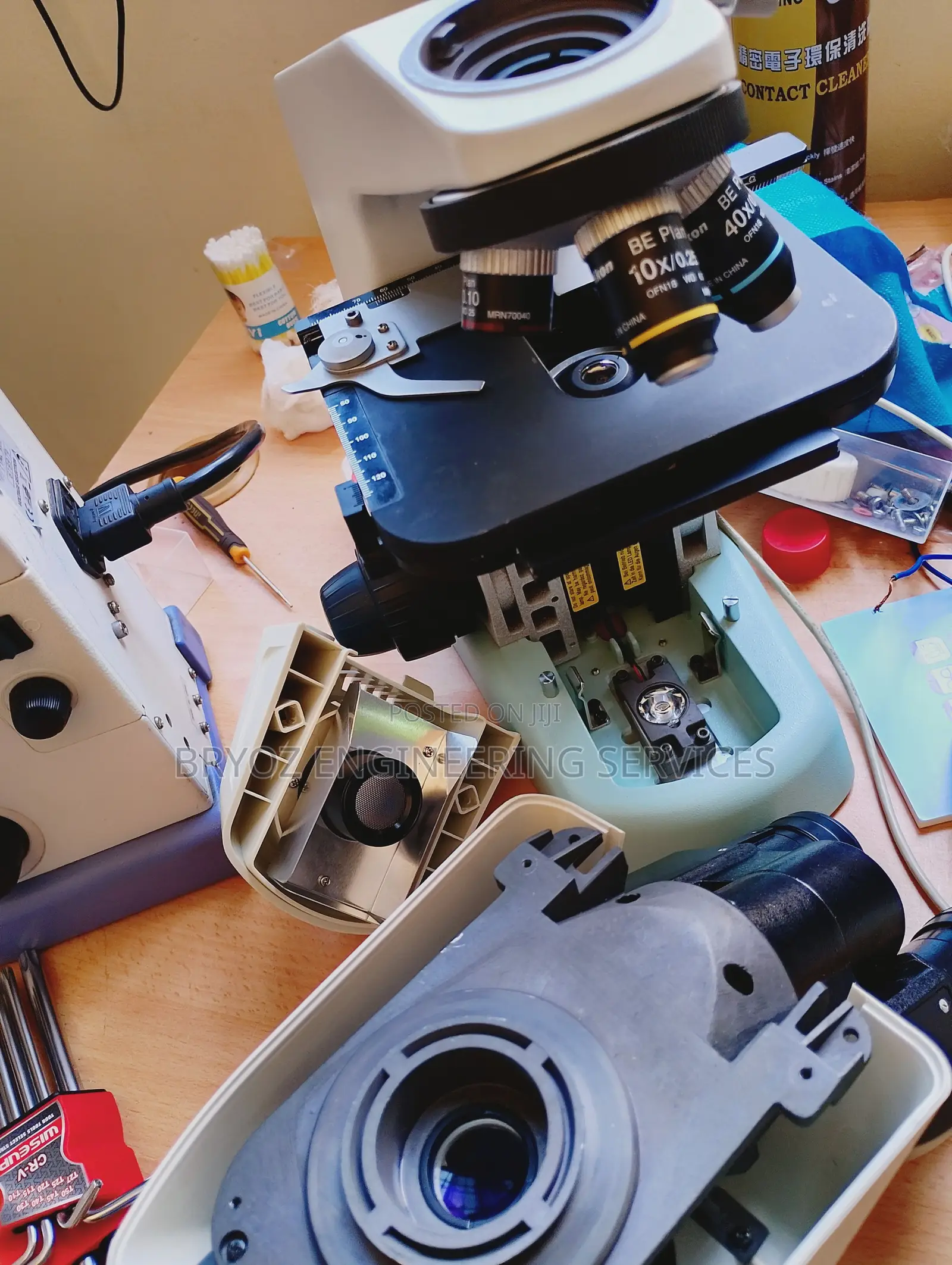 Repair and Service of All Microscopes