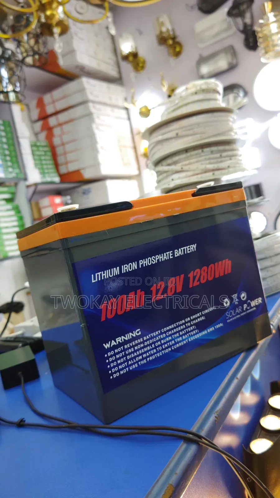 100AH Lithium Iron Phosphate Battery