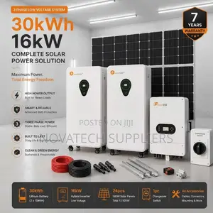 Felicity 30kWh Lithium Solar System With 24x620W Solar Panels