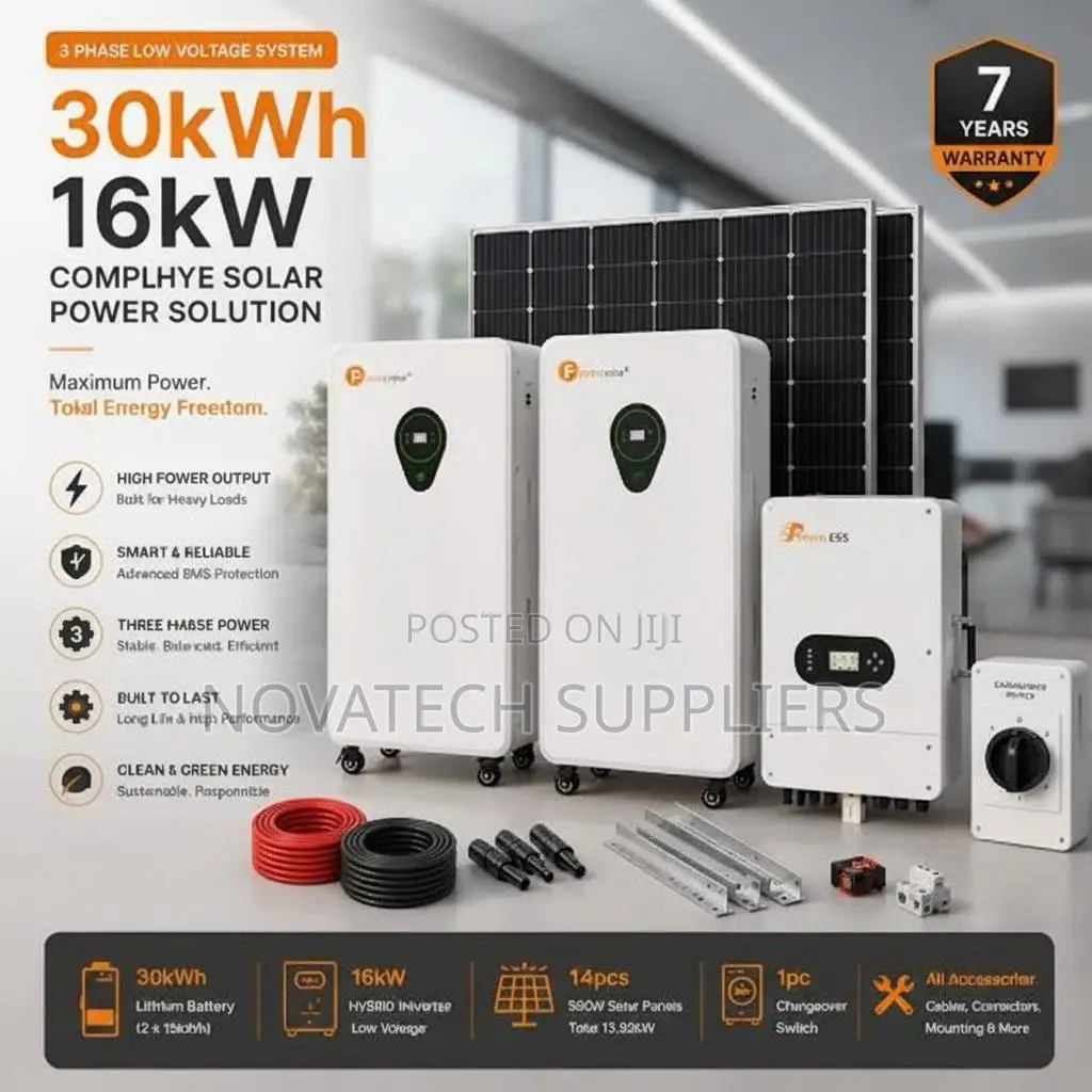 Powerful 30kWh Felicity Hybrid Solar System Complete Solar Solution