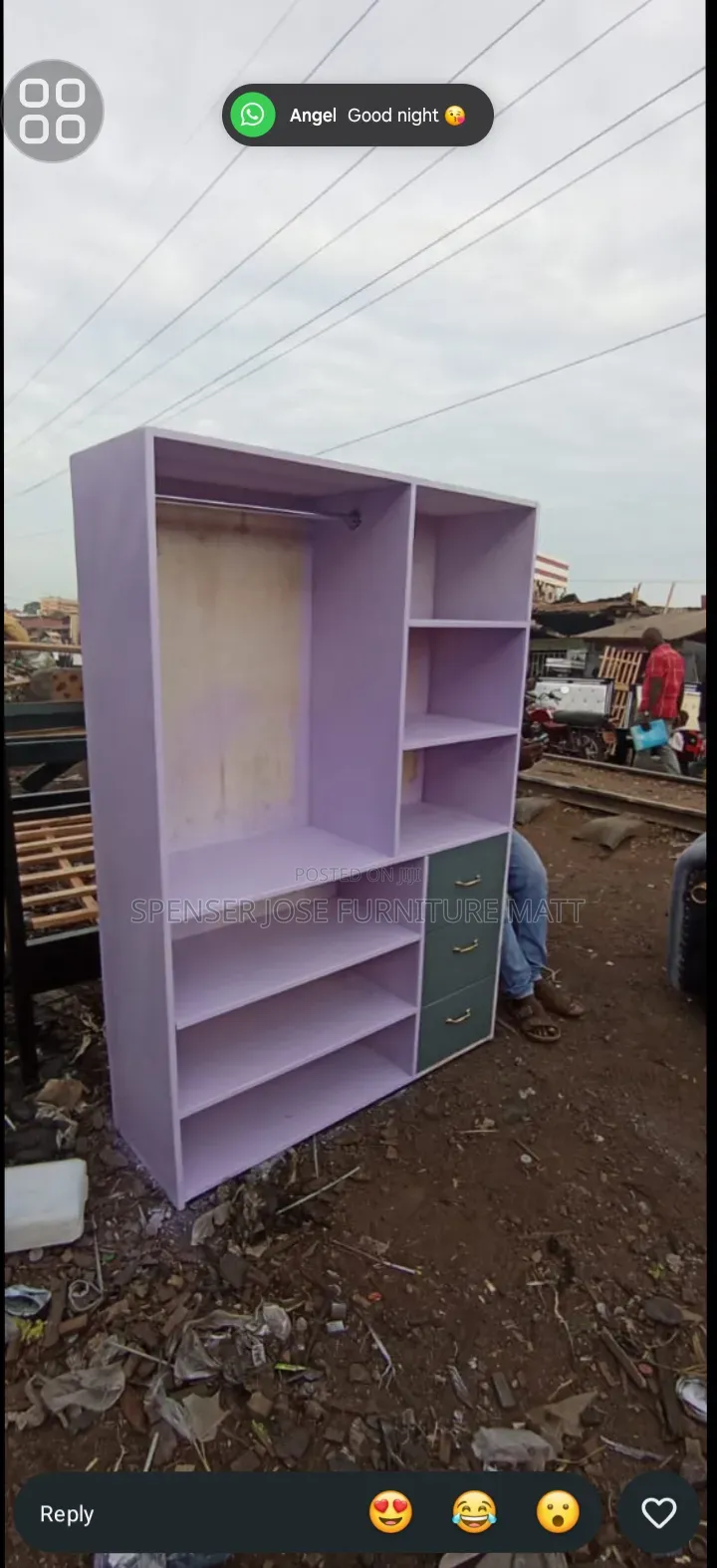 Open Wardrobe With Drawers