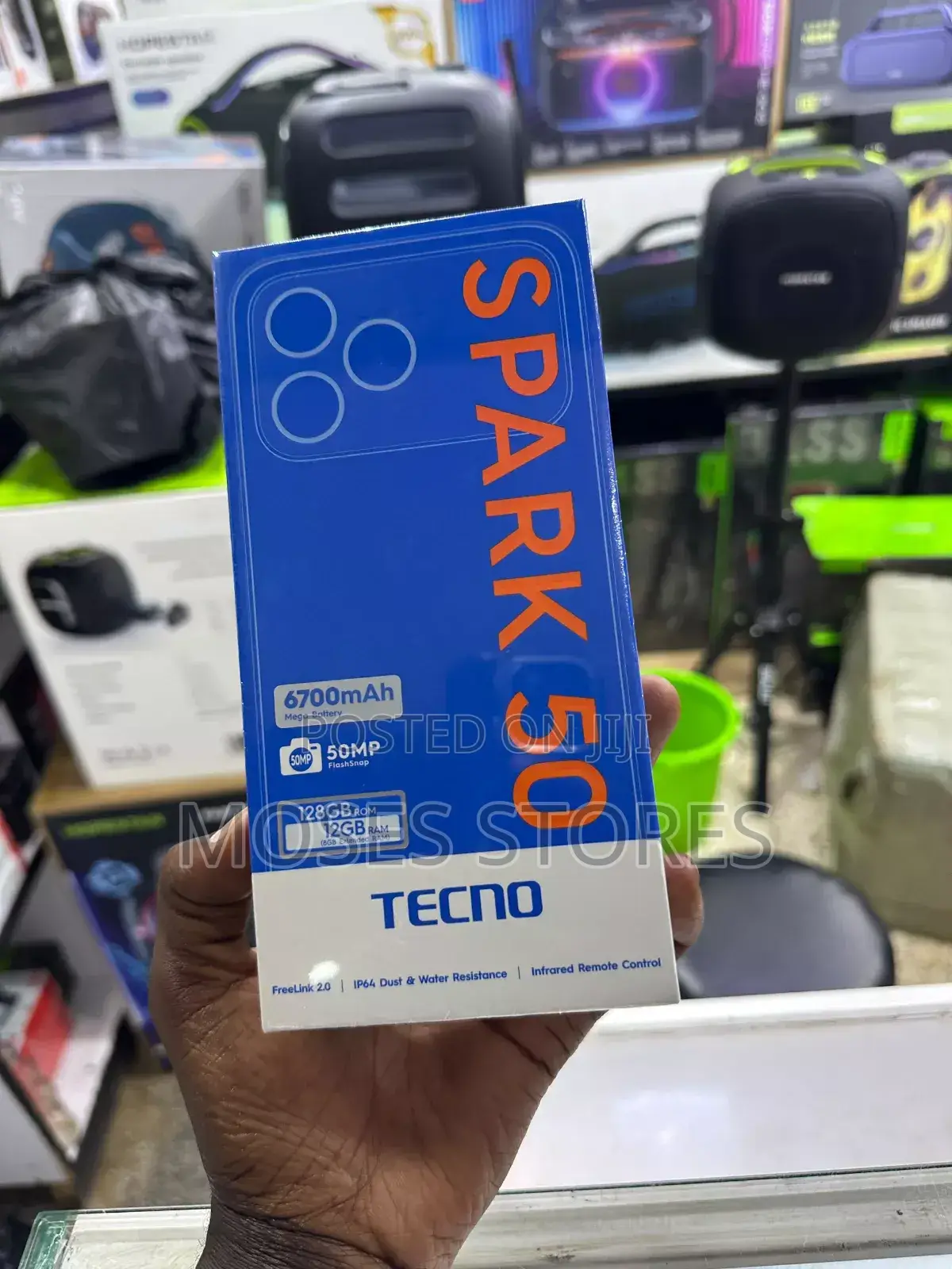 New Tecno Spark 50 128 GB Black
