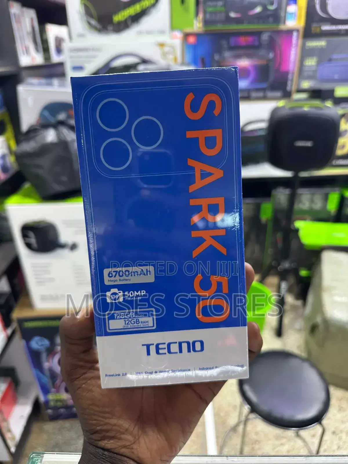 New Tecno Spark 50 128 GB Black