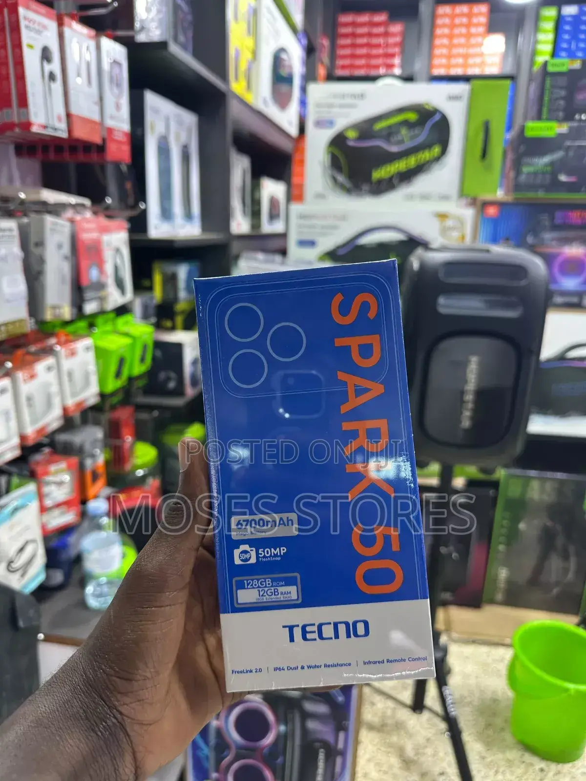 New Tecno Spark 50 128 GB Gray