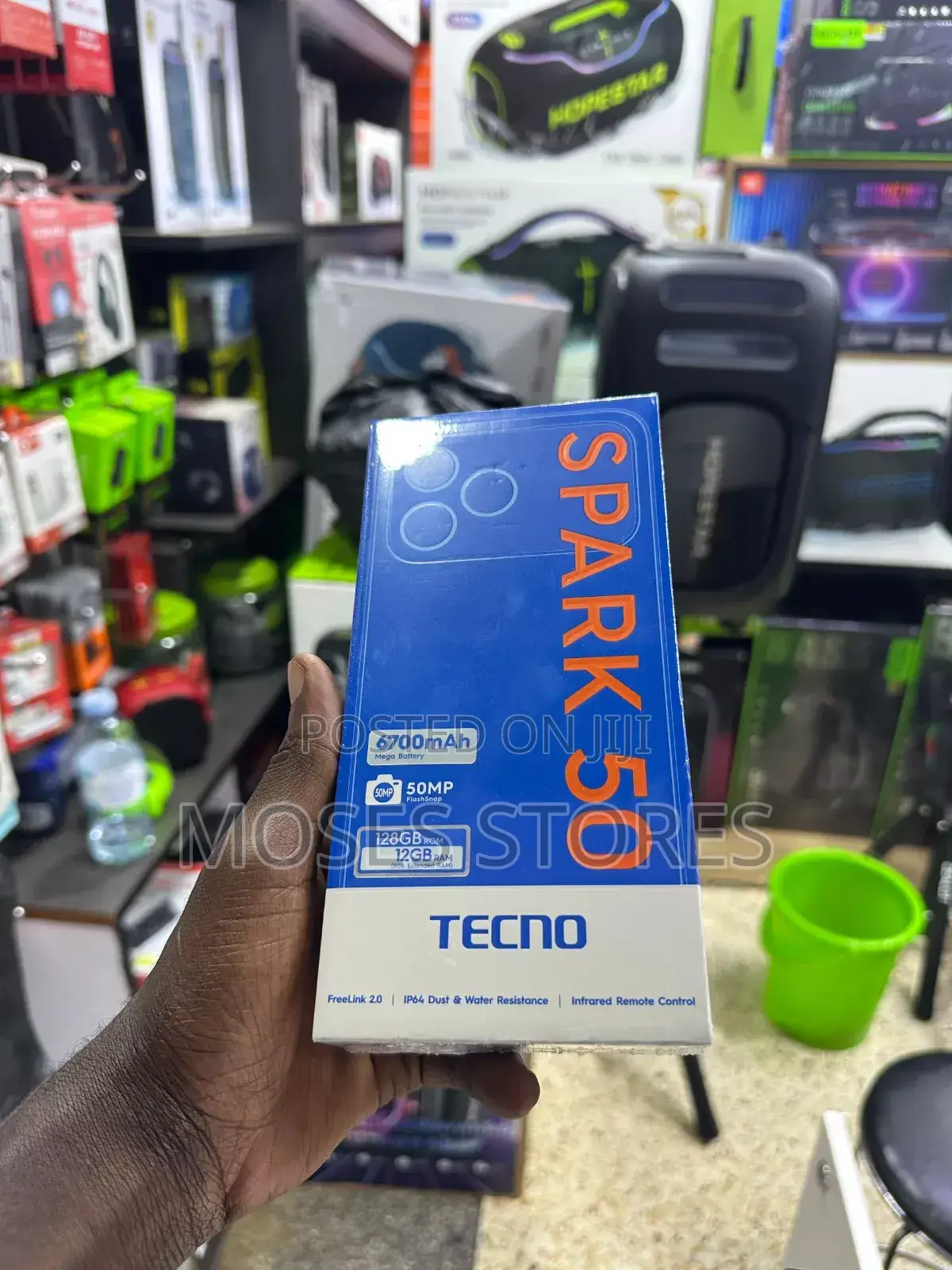 New Tecno Spark 50 128 GB Gray