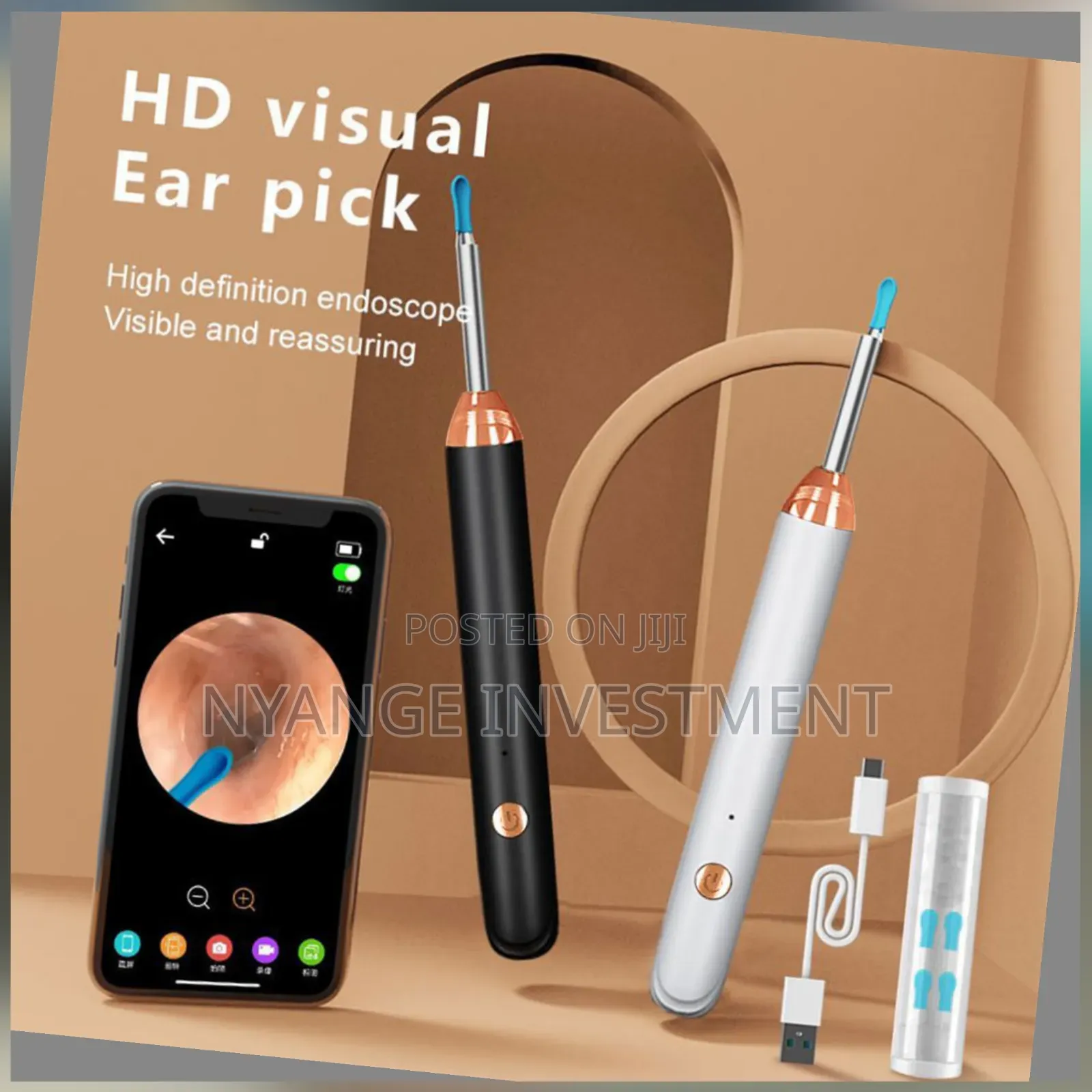 Wireless Intelligent Visual Ear Wax Removal Tool